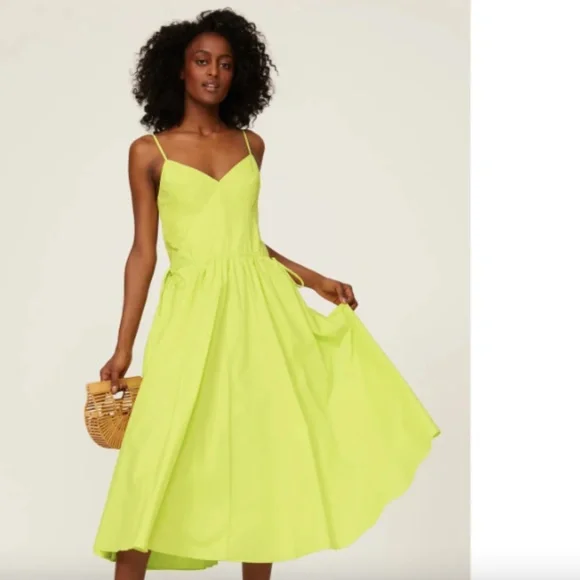 Jason Wu | Dresses | Jason Wu Collective Yellow Midi Dress | Poshmark
